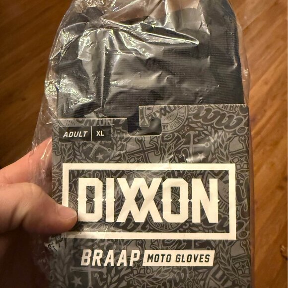 DIXXON BRAAP Murked Motorcycle Gloves - XL & XXL Brand NEW and SOLD OUT - Picture 2 of 2